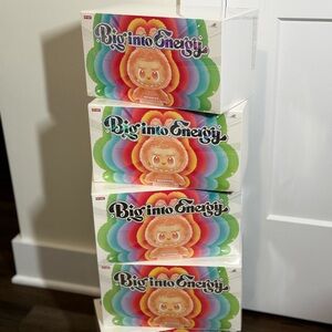 Authentic Labubu Big Into Energy Whole Set. 6 Labubus. Open box. No secret/Black